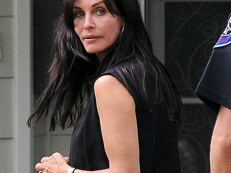 De 49-jarige actrice Courteney Cox.