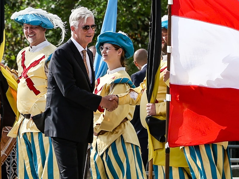 Koning Filip op de ‘Fêtes de Wallonie’ in Namen.