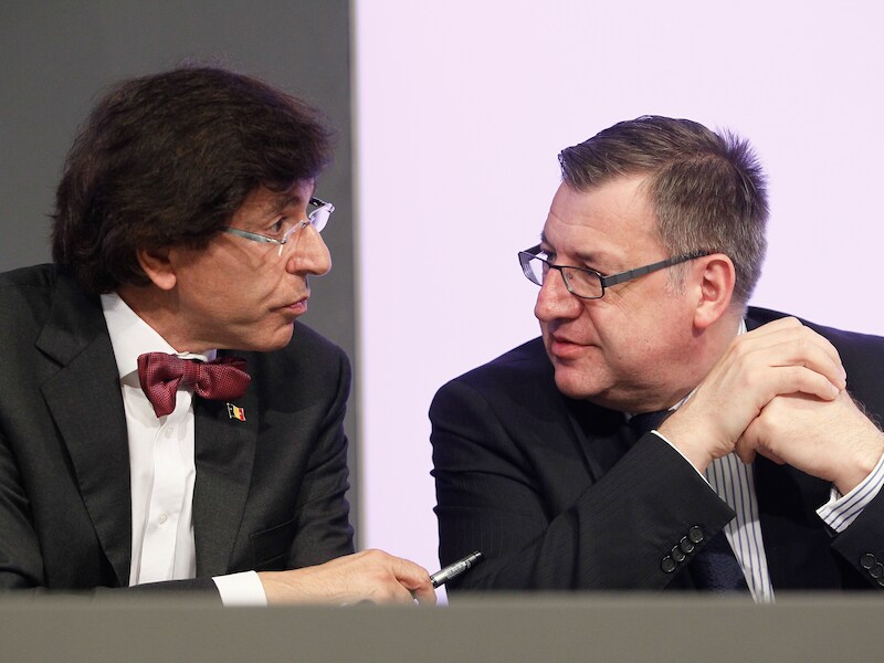 Premier Di Rupo (PS) en Financiënminister Vanackere (CD&amp;V)