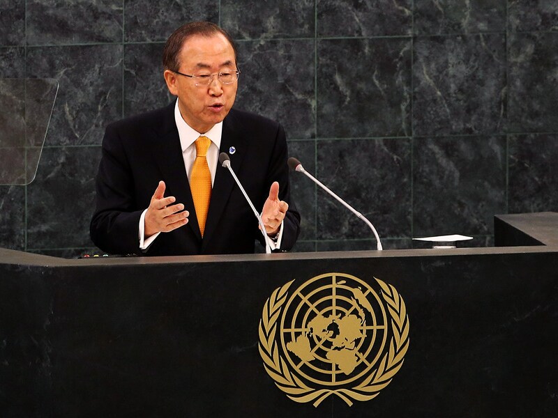 VN-secretaris-generaal Ban Ki-moon schuift de Nederlandse Sigrid Kaag naar voren.