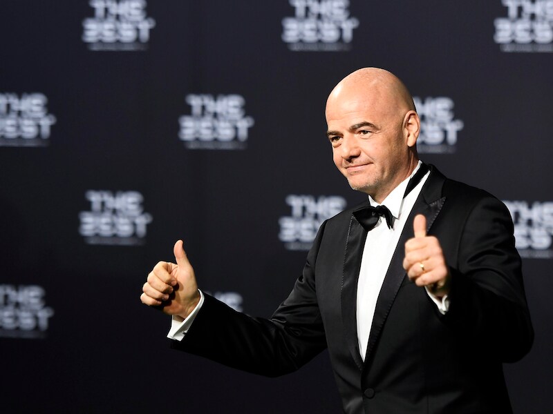 FIFA-voorzitter Infantino beloofde tijdens zijn bewind het WK te zullen uitbreiden.