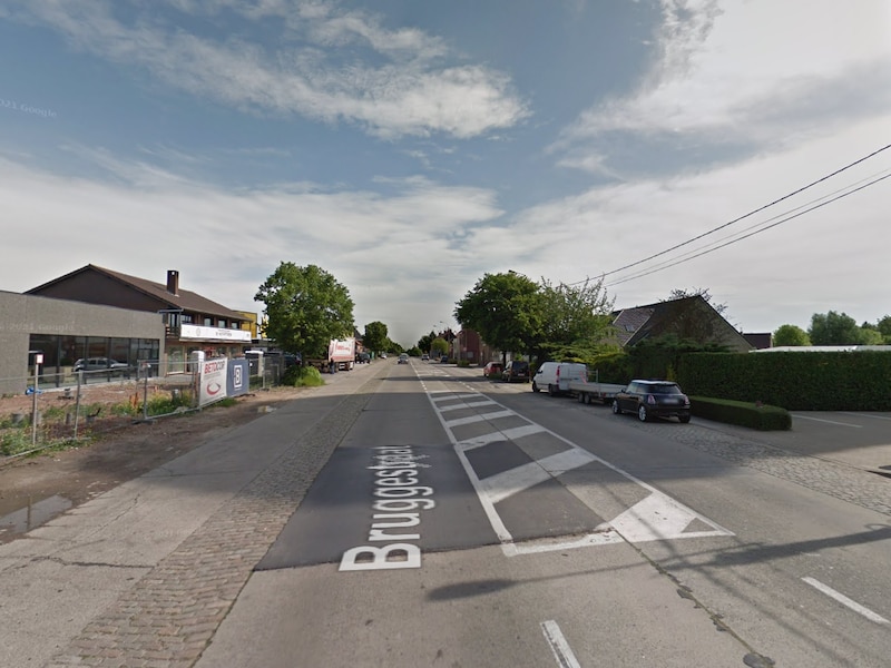 De Bruggestraat in Torhout.
