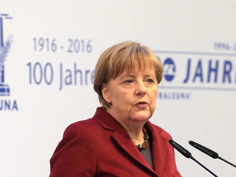 De Duitse bondskanselier Angela Merkel.