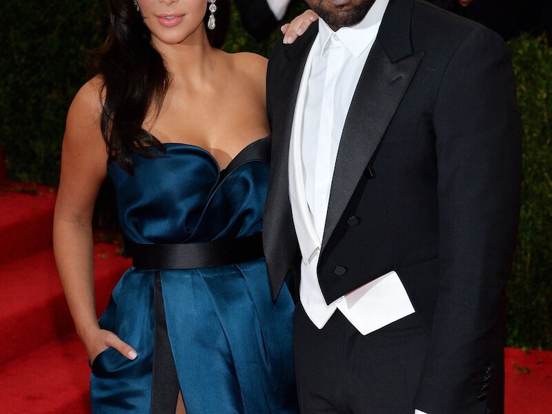 Kim Kardashian en Kanye West.