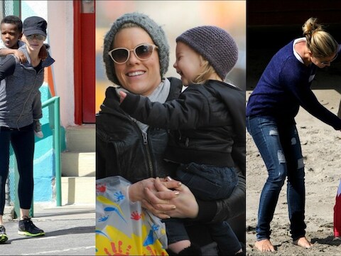 Sandra Bullock, Pink en Heidi Klum.