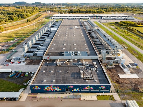Het datacenter van Google in Saint-Ghislain.