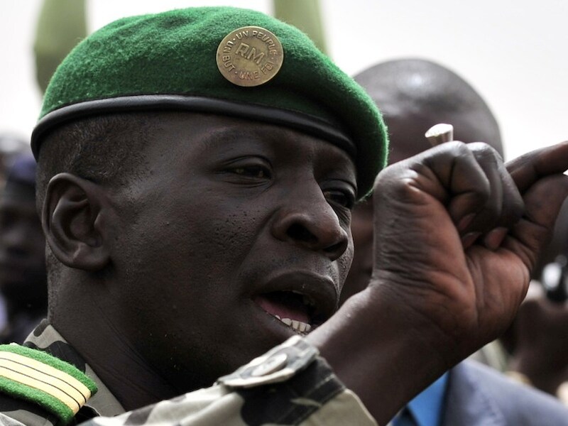 Amadou Sanogo, leider van de militaire junta in Mali.