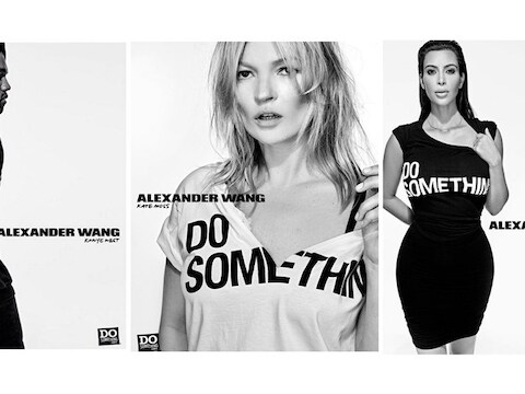 Kanye West, Kate Moss en Kim Kardashian in de campagne voor de stichting DoSomething.