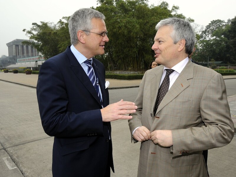 Kris Peeters en Didier Reynders.