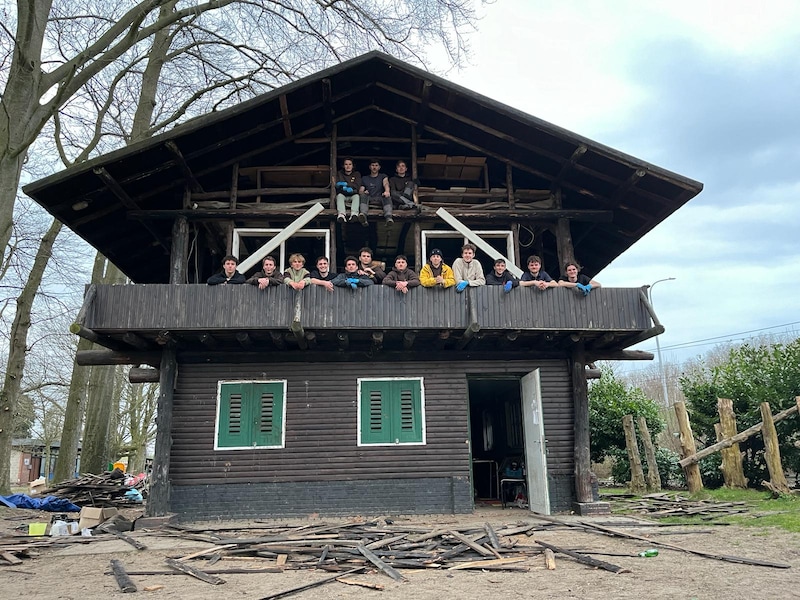 De iconische blokhut op de site van scouts Sint-Laurentius in Lokeren kreeg al een renovatiebeurt. (illustratiefoto)