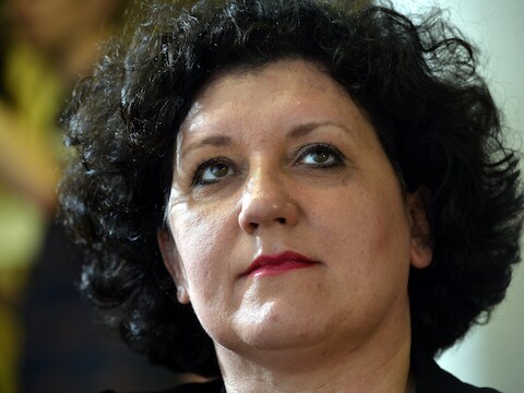 Ontslagnemend minister van Justitie, Annemie Turtelboom.
