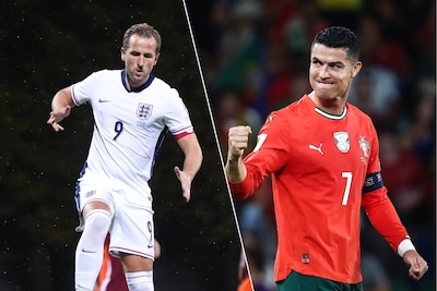 Engeland als eerste Europese land zeker van WK-deelname, Portugal baalt na late gelijkmaker maar Ronaldo is wel weer record rijker
