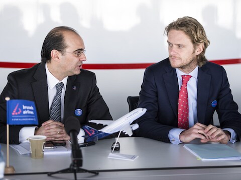 CEO Bernard Gustin en CFO Jan De Raeymaeker.