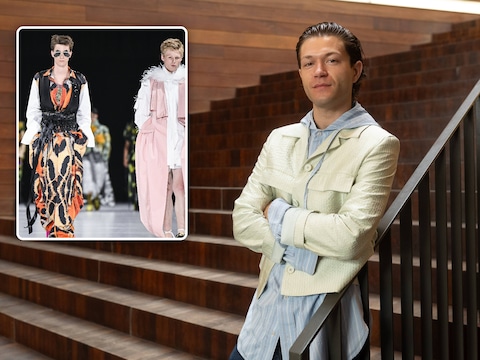 Modeontwerper Lars Mertens studeerde dit jaar af aan de Antwerpse Modeacademie.