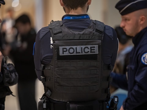Illustratiebeeld. Franse politieagenten.