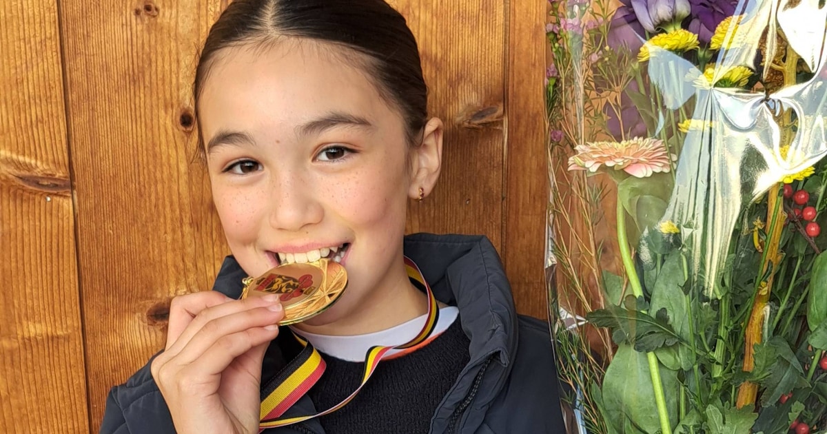 Kataleya (11) wint goud op Belgisch kampioenschap kunstschaatsen: “Mijn droom? De beste ter wereld w