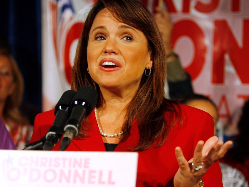 Christine O'Donnell krijgt steun van Sarah Palin.