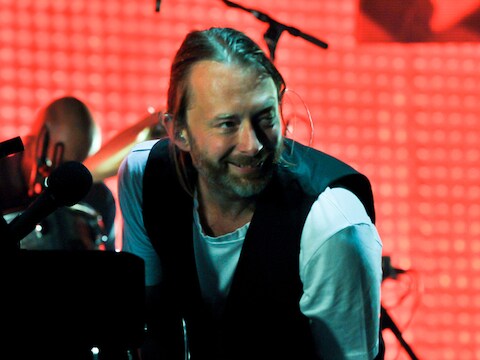 De Radiohead-entourage reageerde eerder laconiek op de protesten.