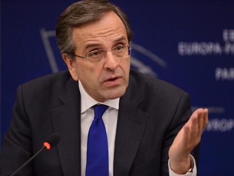 Griekse premier Antonis Samaras.