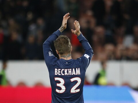 David Beckham hangt zjin schoenen aan de haak