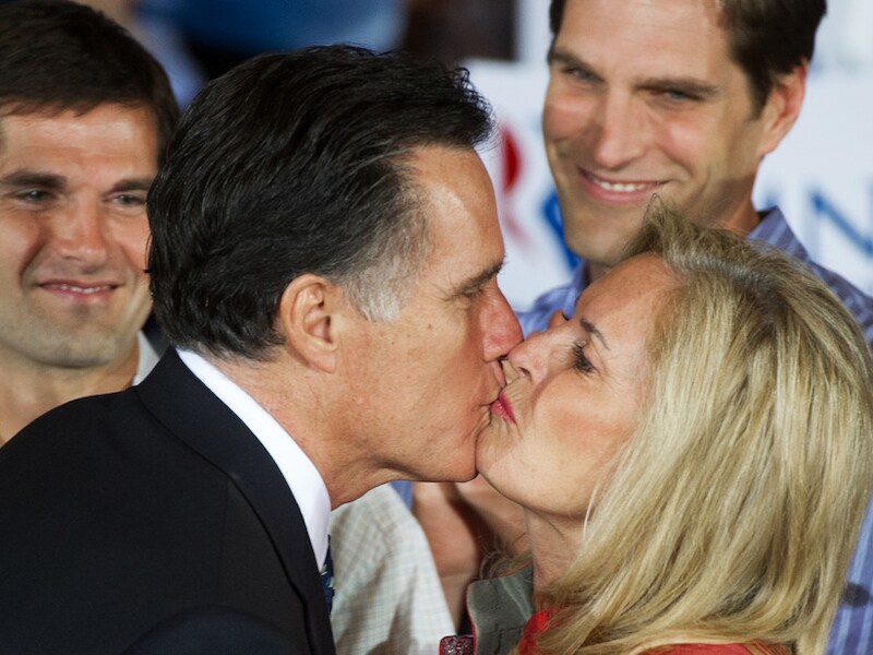 Mitt en Ann Romney.