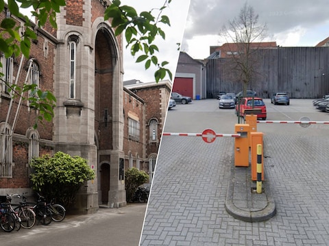 Er komt een ‘gate’ en een vier meter hoog hek aan de parking van het arresthuis in de Antwerpse Begijnenstraat.