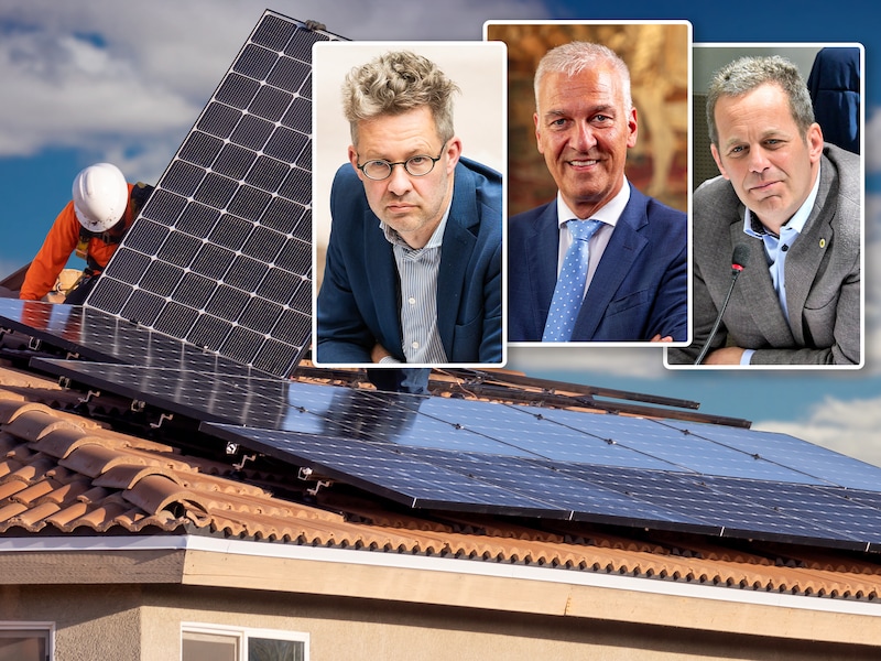 Kris Verduyckt (Vooruit), Andries Gryffroy (N-VA) en Robrecht Bothuyne (CD&V) willen dat de keurder van de zonnepanelen voortaan àltijd de aanmelding bij Fluvius voor zijn rekening neemt. 