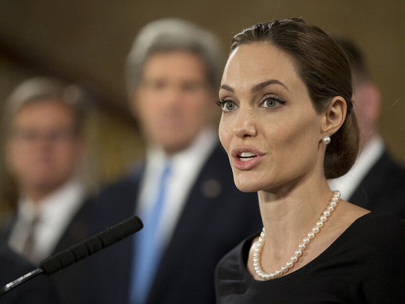De Amerikaanse actrice Angelina Jolie is speciaal gezant voor de vluchtelingenorganisatie van de Verenigde Naties.