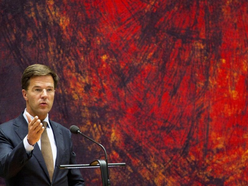 Mark Rutte, voorman van de VVD, zou aan het hoofd van de nieuwe regering komen.