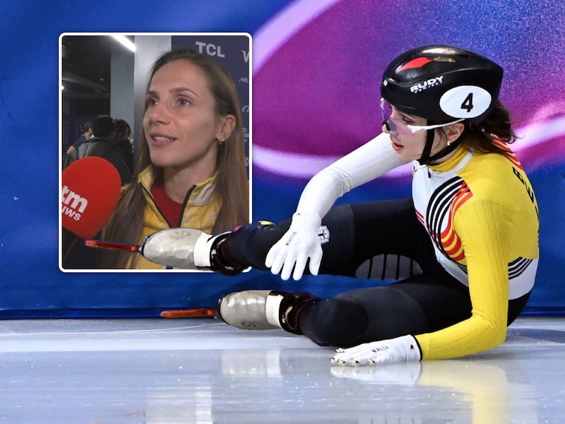 KIJK. “Op deze manier is het gewoon debiel”: Hanne Desmet snoeihard voor ijskwaliteit na valpartij en verrassende uitschakeling op 1.500 meter