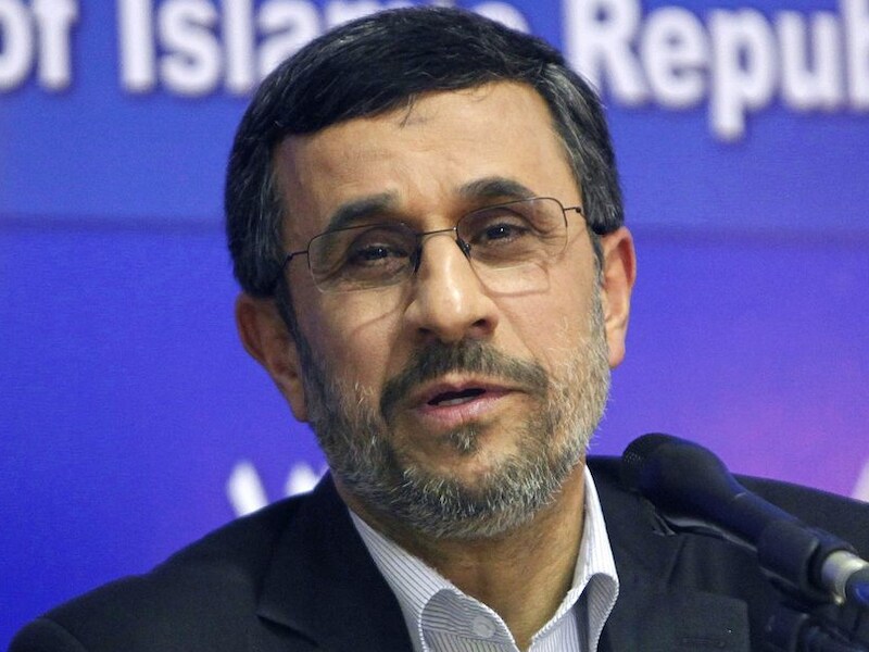 De Iraanse president Mahmoed Ahmadinejad.
