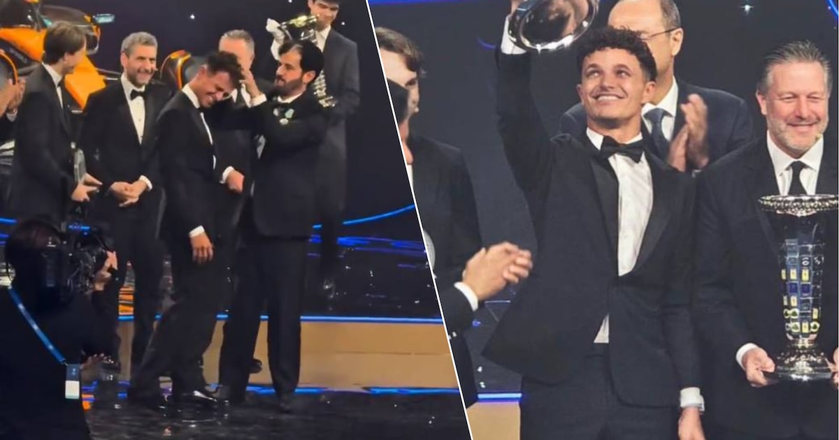 Terwijl Verstappen zijn kat stuurt, zorgt FIA-president voor wel heel vreemd moment bij uitreiking v