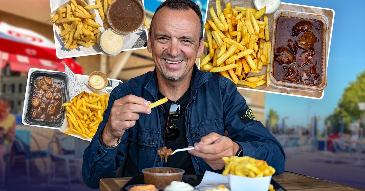 Luc Bellings proeft friet-stoofvlees in vijf frituren aan de kust en geeft één 10/10. “6,90 euro? Da