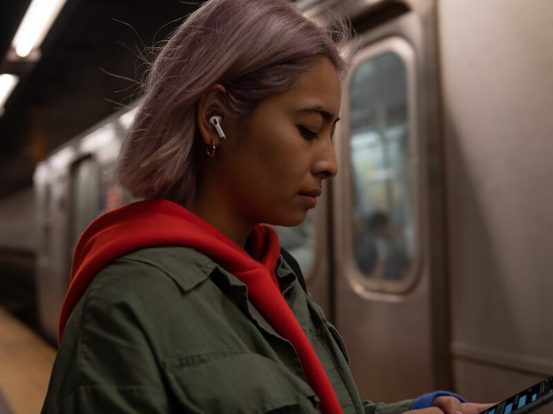 De oorspronkelijke AirPods Pro, uitgebracht in 2019.