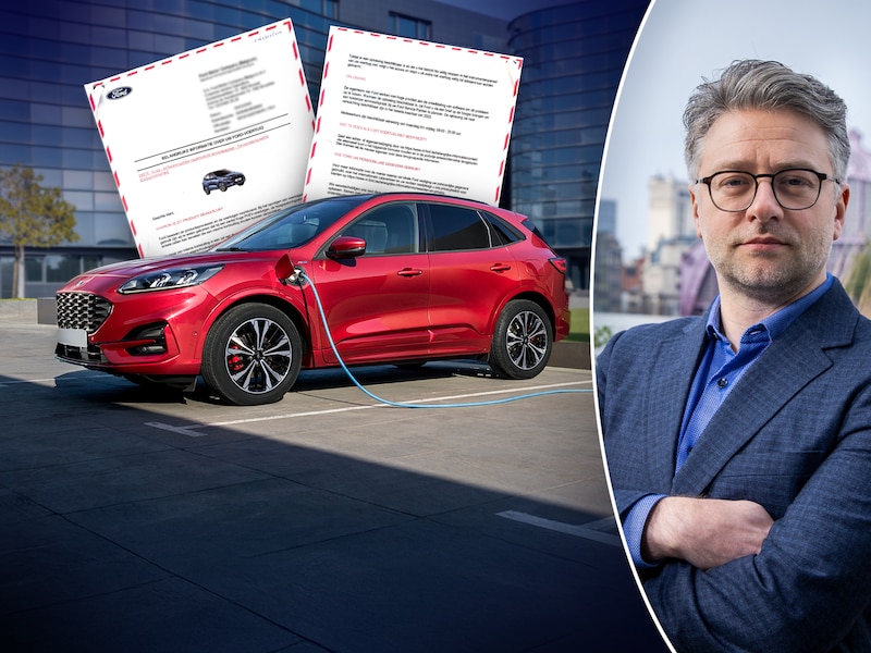 HLN-mobiliteitsexpert Brecht Vanhaelewyn legt uit wat er aan de hand is met de hybride Ford Kuga.