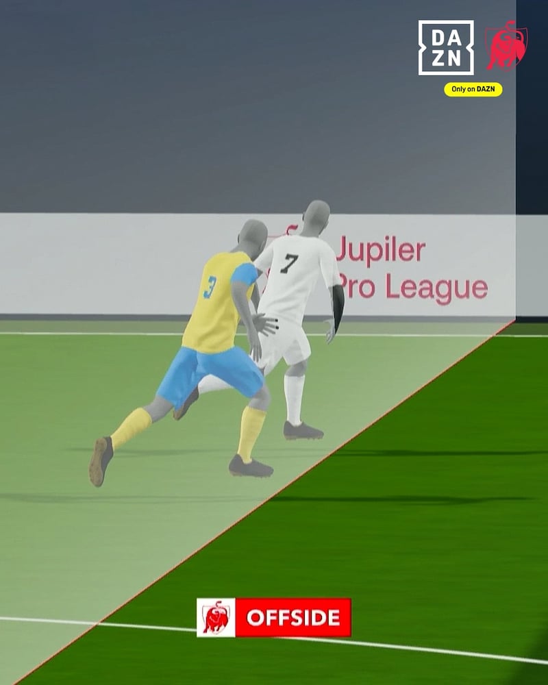 Beelden verkochten beslissing niet goed”: scheidsrechtersbaas Lardot stelt  dat omstreden afgekeurde goal Hazard op STVV wel degelijk buitenspel was |  Anderlecht | HLN.be