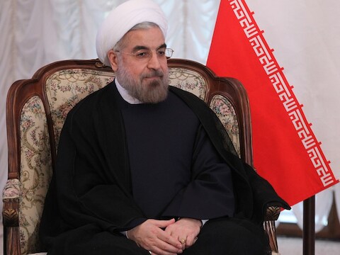 De Iraanse president Rohani.