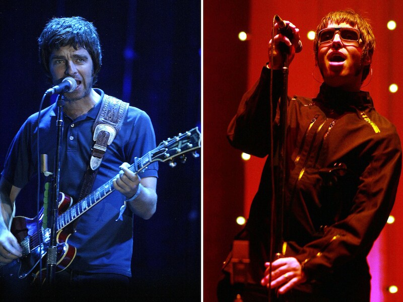 Noel (links) en Liam Gallagher.