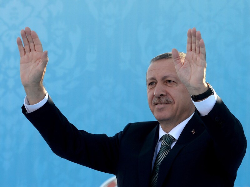 De Turkse premier Recep Tayyip Erdogan