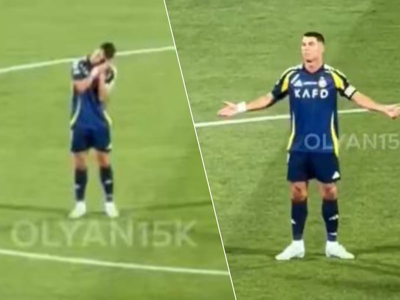 KIJK. Frustraties lopen hoog op na nieuwe verloren finale: Cristiano Ronaldo verwijt eigen verdediging “dat ze staan te slapen”
