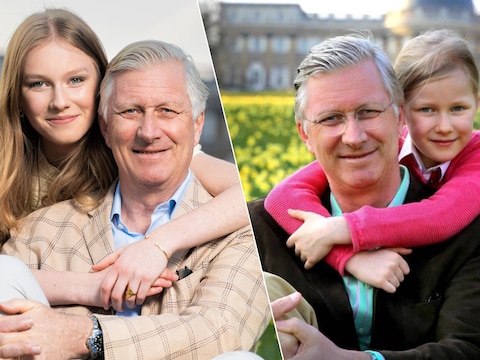 Filip en Eléonore: links vandaag, rechts tien jaar geleden.