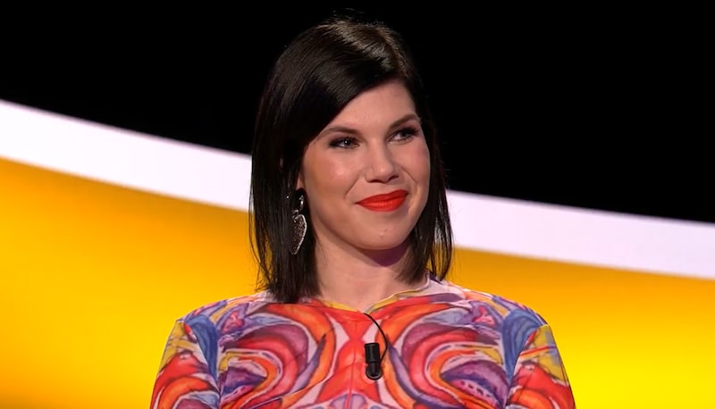 Davina Simons in 'De slimste mens'.