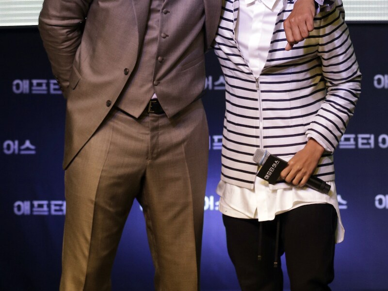 Will Smith en zoon Jaden (14).