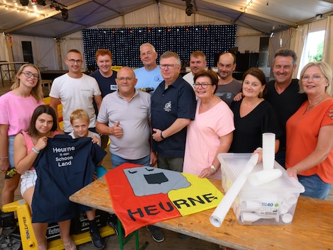 Het Feestcomité Heurne ziet de kermis nog elk jaar groter worden.