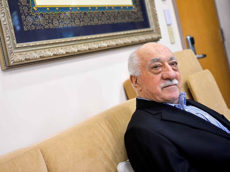 Fethullah Gülen in zijn huis in Saylorsburg, Pennsylvania, VS.