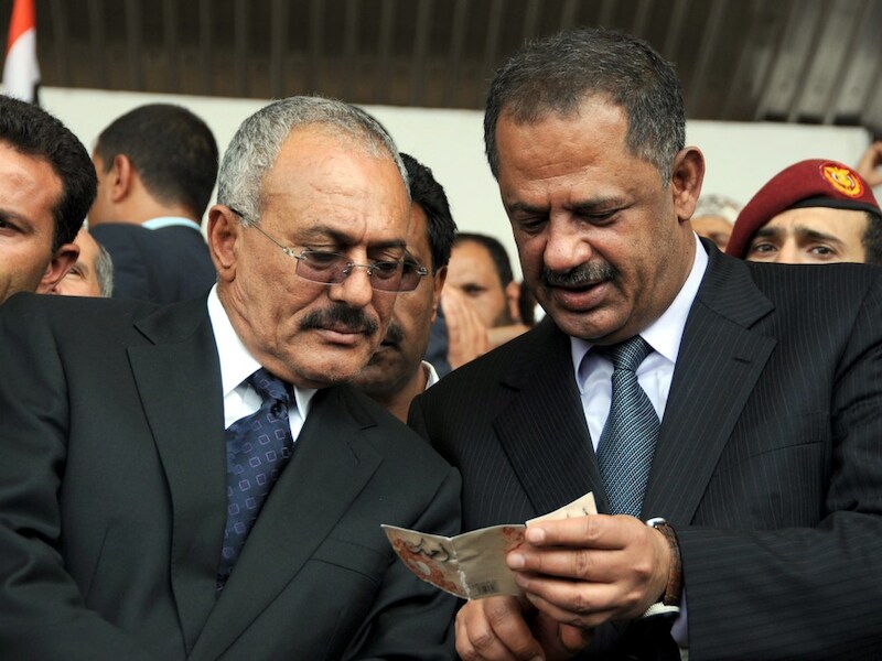 Er heerst heel wat onduidelijkheid over de gezondheidstoestand van Ali Abdullah Saleh (links).