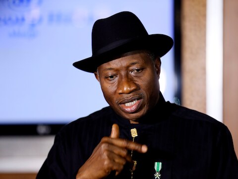 Nigeriaans president Goodluck Jonathan.