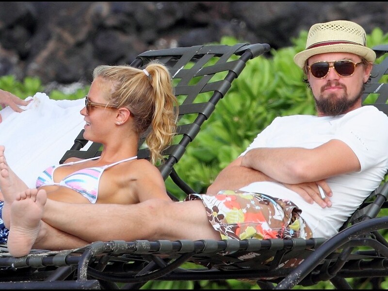 Leonardo en Erin tijdens een vakantie op Hawaï , toen alles nog koek en ei was.