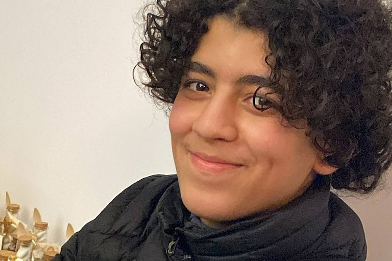 Zakaria enkele weken geleden.