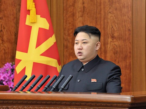 Noord-Koreaanse leider Kim Jong-Un.